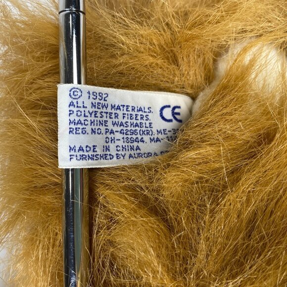 Vintage Collie Puppy Dog Stuffed Animal 1992 Fluffy Realistic A&A Plush - Picture 6 of 9